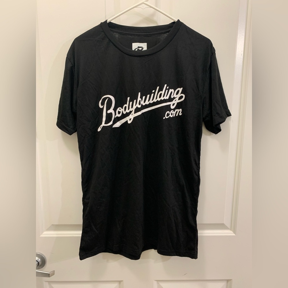 New BodyBuilding Men Size Large Black Shirt